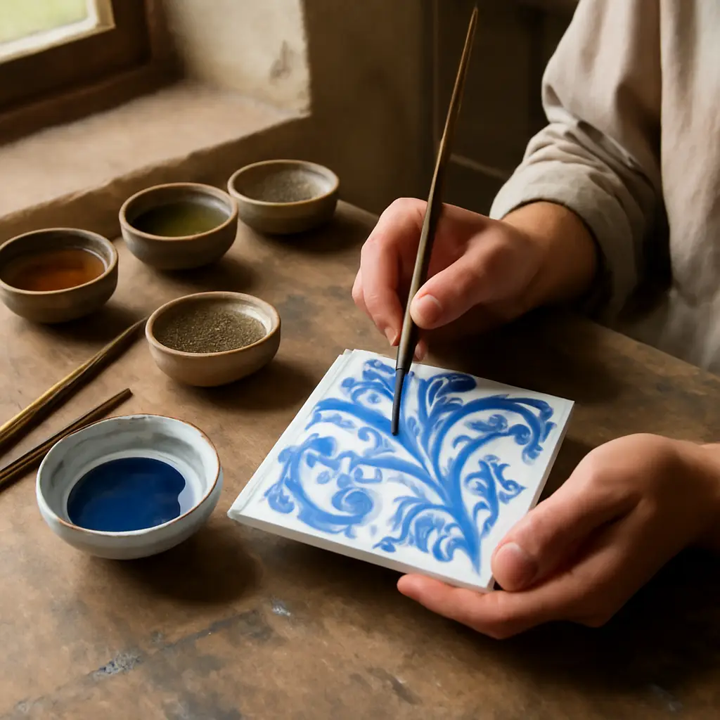 Azulejos portugese tegelkunst - De techniek achter de azulejo