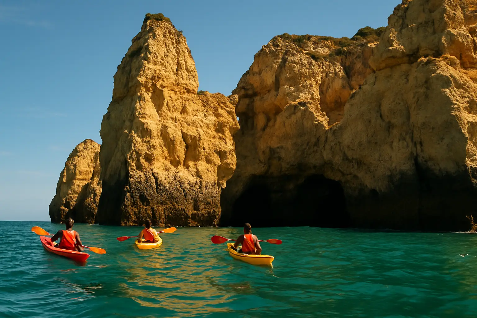 Kajakken langs de kust van Sintra: grotten en kliffen
