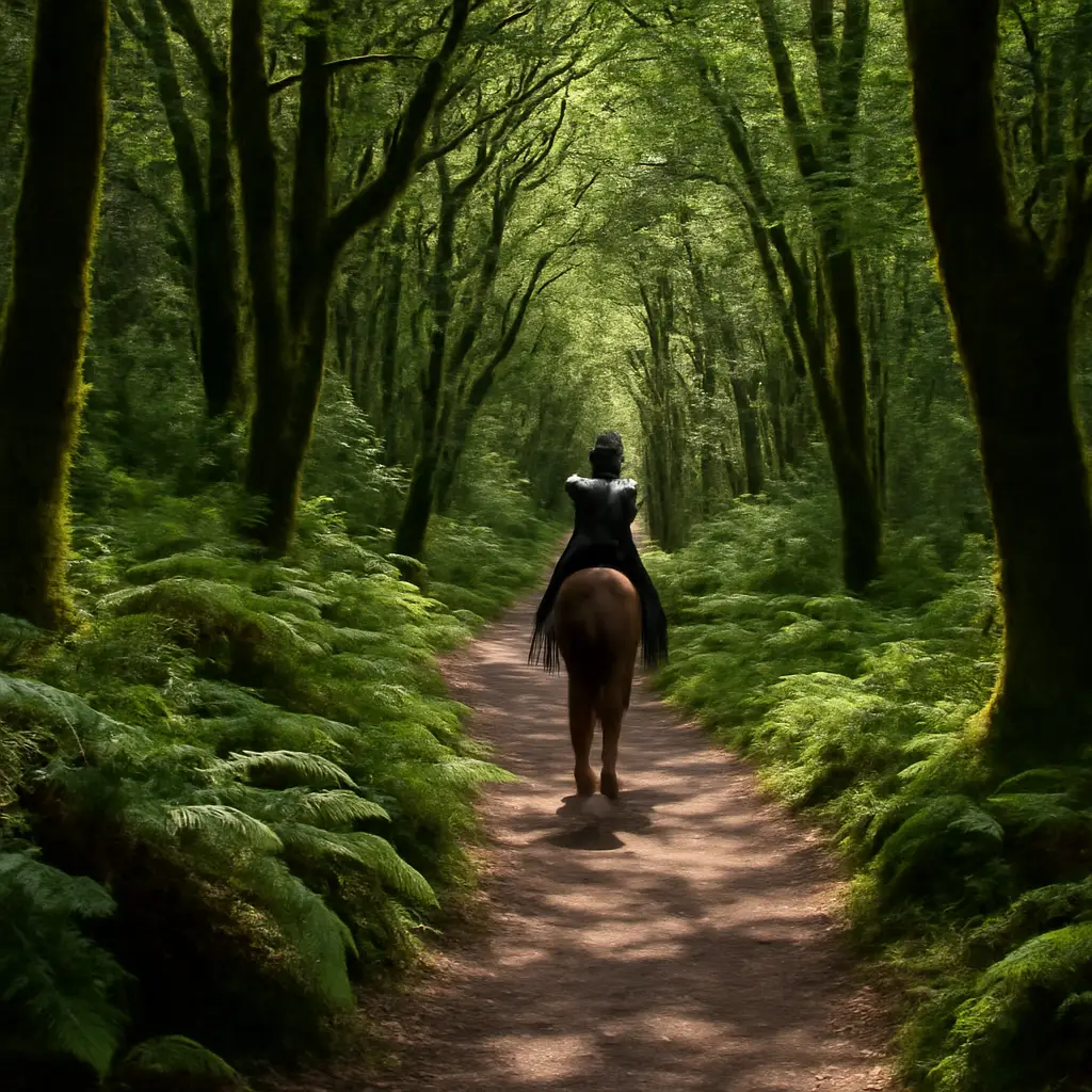 Paardrijden strand sintra - Bostochten door de Serra de Sintra