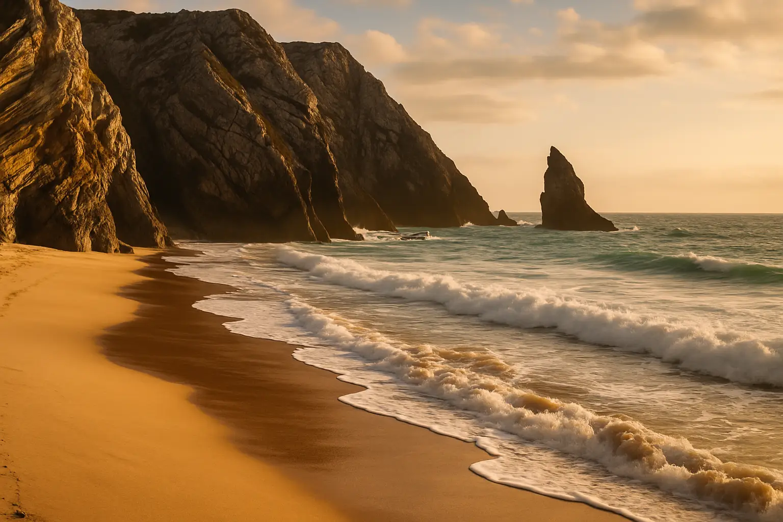 Praia da Adraga: surfen en natuur aan de kust van Sintra