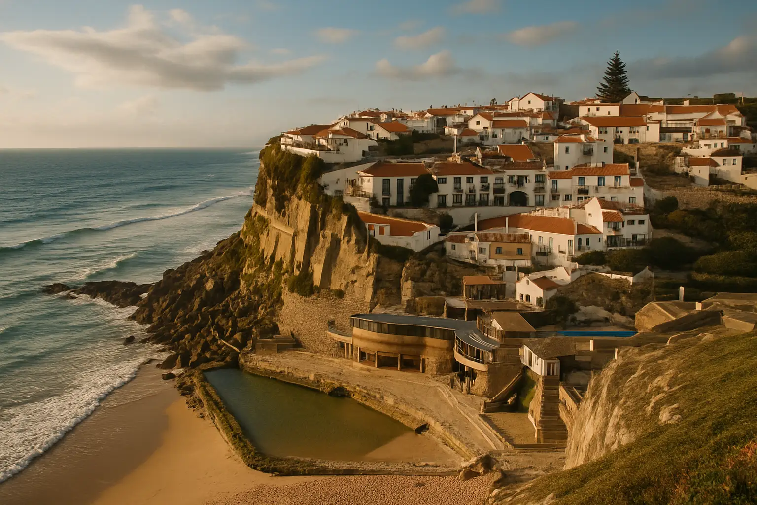 Praia das Macas: familiestrand bij Colares
