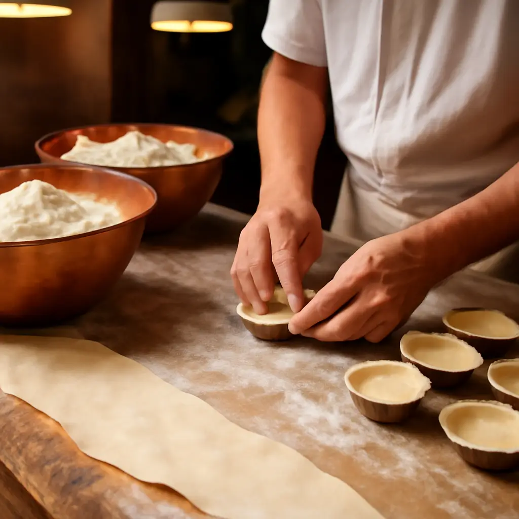Queijadas de sintra - Hoe een queijada wordt gemaakt