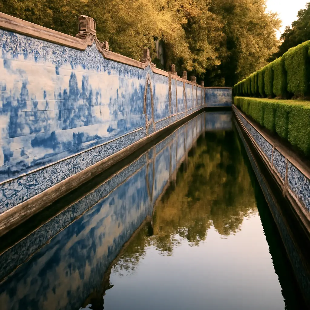 Queluz koninklijke stad - De tuinen van Queluz