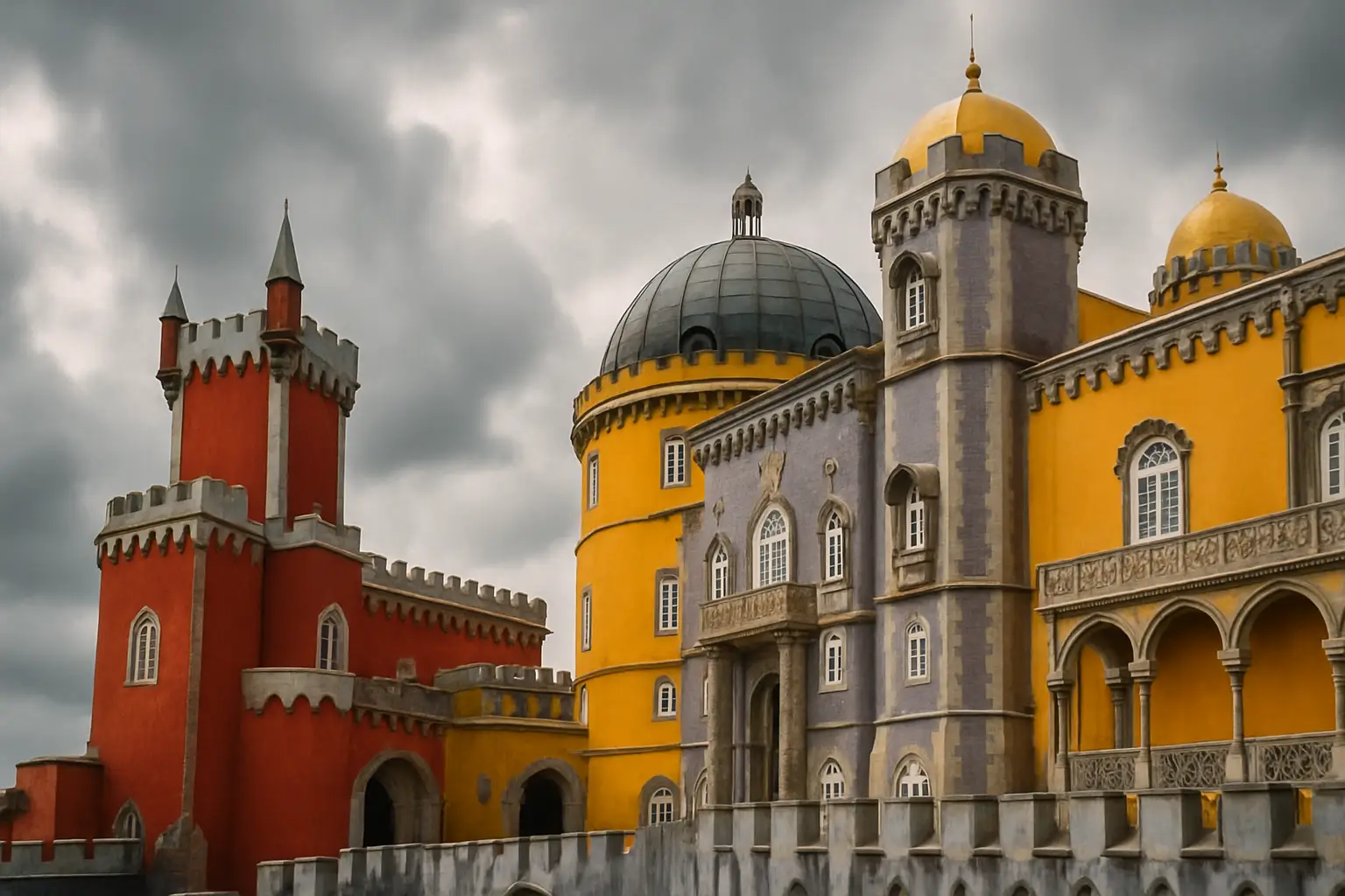 De restauratie van het Palacio da Pena door de eeuwen heen