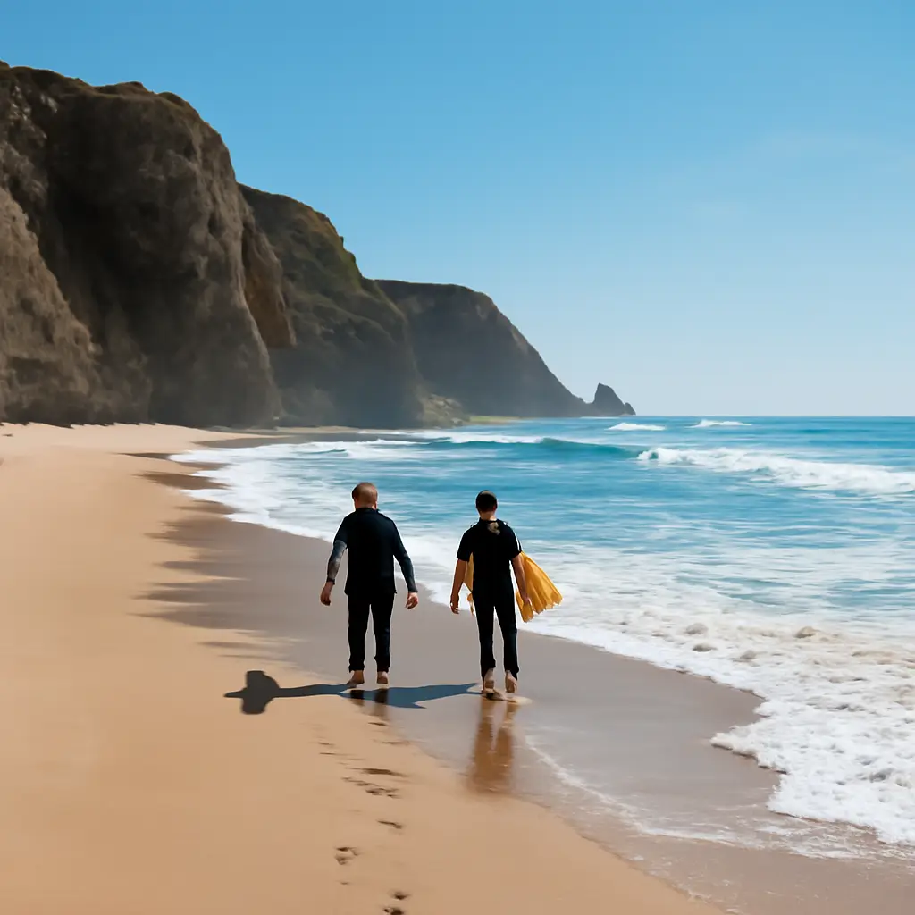 Surfstranden sintra regio - Praia Grande: golven voor iedereen