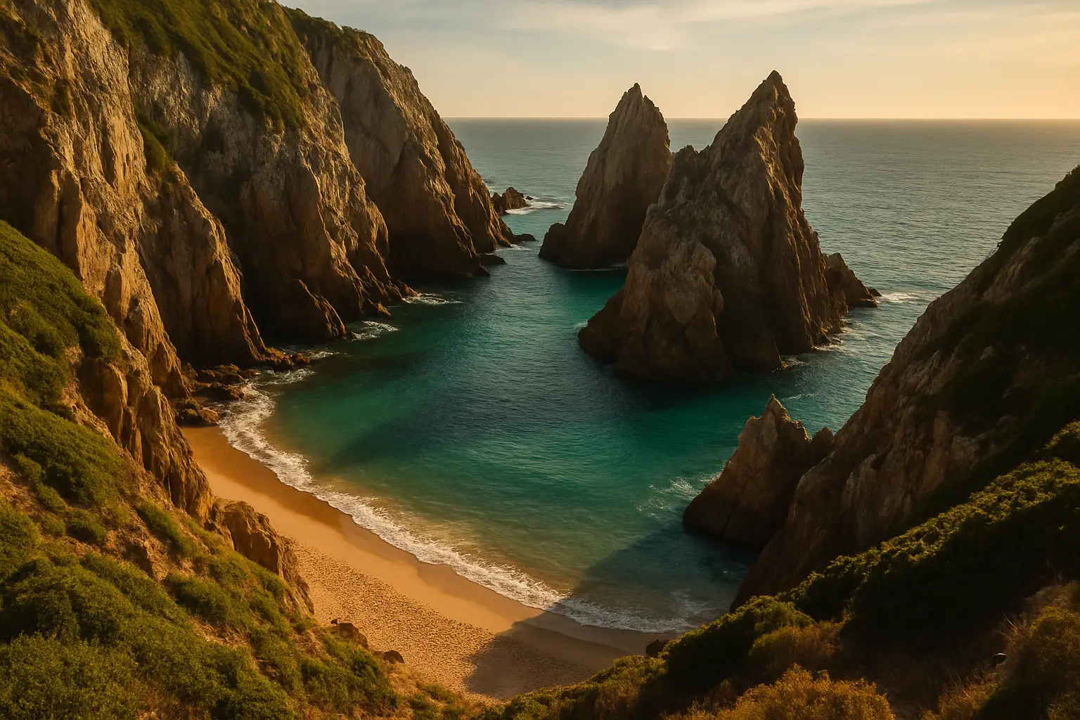 De verborgen stranden langs de kust van Sintra