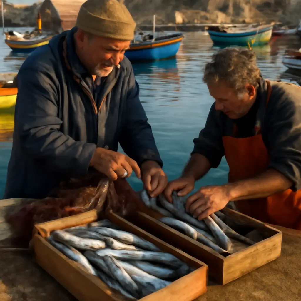 Visserscultuur ericeira - De dagelijkse visvangst en de lota